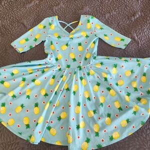 Pineapple Print Dress